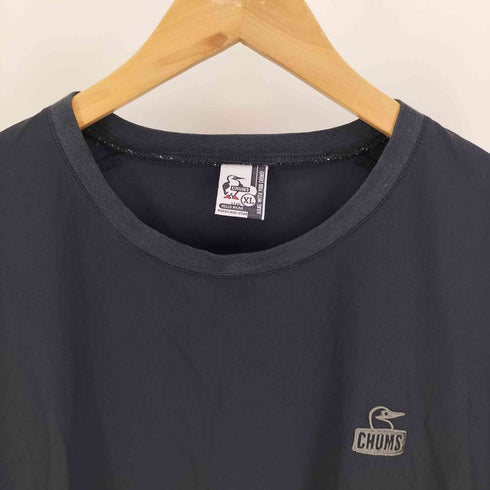 チャムス CHUMS 24SS Airtrail Stretch CHUMS T-Shirt エアトレイルストレッチチャムスシャツ メンズ import:XL