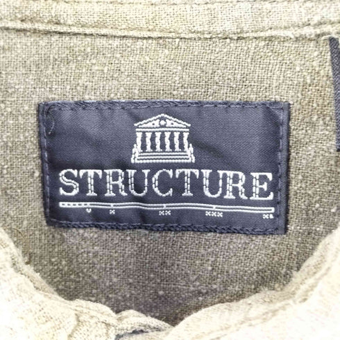STRUCTURE シルク BDシャツ メンズ import:M