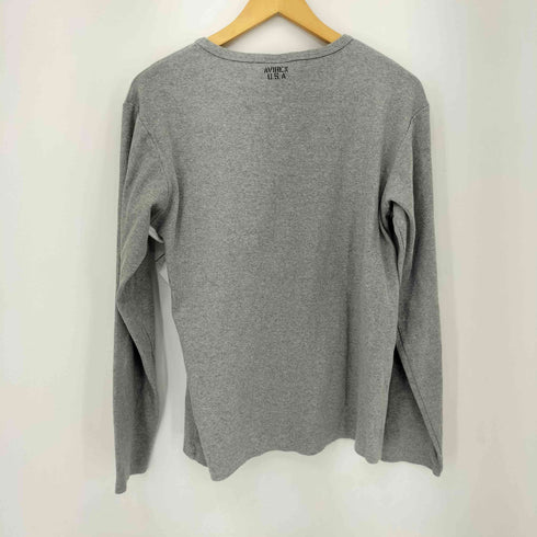 アヴィレックス AVIREX 長袖 クルーネックTシャツ メンズ XL
