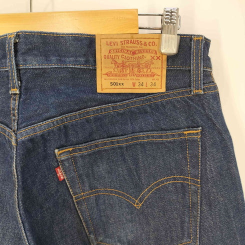 リーバイス Levis 501XX メキシコ製 ボタン裏647刻印 ボタンフライ デニムパンツ メンズ W34 L34