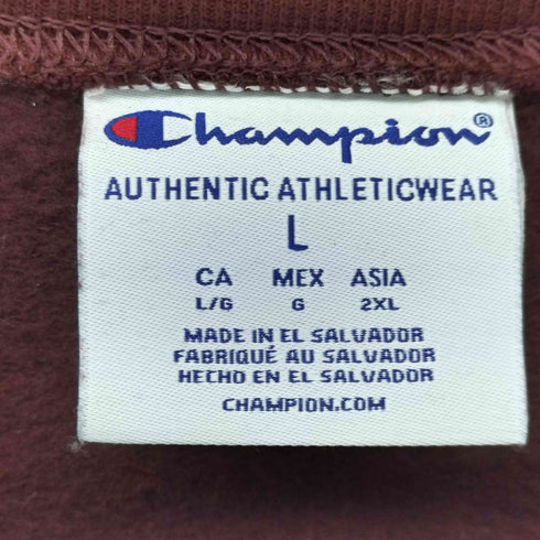 チャンピオン Champion 袖目あり クルーネックスウェット メンズ JPN:L