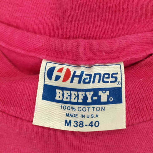 ヘインズ Hanes 80s MADE IN USA シングルステッチ SUCK EM UP HAWAII S/S TEE レディース JPN:M