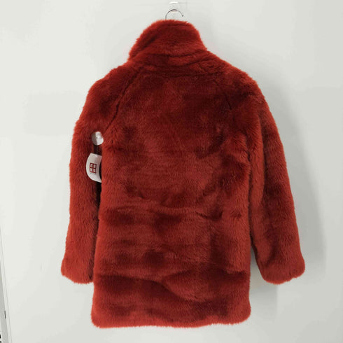 エイチアンドエム H&M ボリュームファーコート ススナップボタン レディース JPN:4