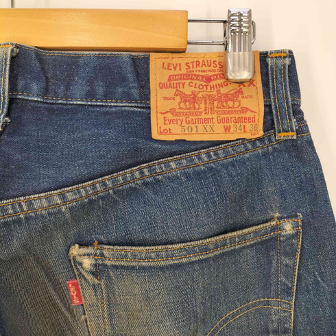 リーバイス Levis 501XX USA製 BIG E ボタン裏555刻印 ボタンフライ デニムパンツ メンズ W34 L36