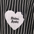 Student Apathy stripe long sleeve t-shirt ストライプ ロンT ハート刺繍 レディース JPN:L