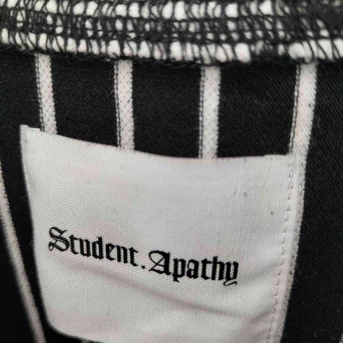 Student Apathy stripe long sleeve t-shirt ストライプ ロンT ハート刺繍 レディース JPN:L