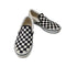 バンズ VANS チェック柄 クラシックスリッポン レディース JPN:22.5