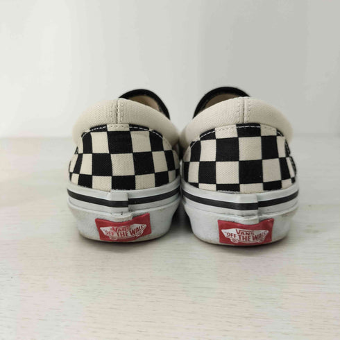バンズ VANS チェック柄 クラシックスリッポン レディース JPN:22.5