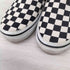 バンズ VANS チェック柄 クラシックスリッポン レディース JPN:22.5