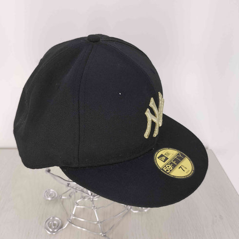 ニューエラ NEW ERA 59FIFTY アンダーバイザー NY BROOKLYN ゴールド刺繍 キャップ メンズ 7 5/8