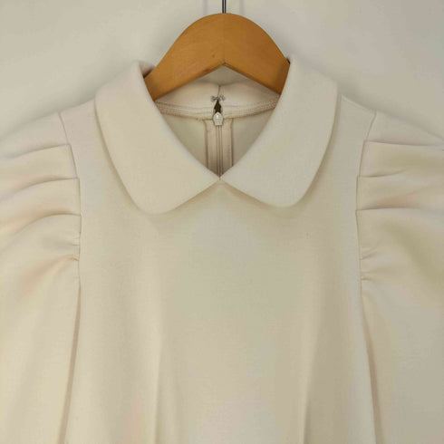 HUIT 襟付き ボンディング フレア トップス レディース JPN:M