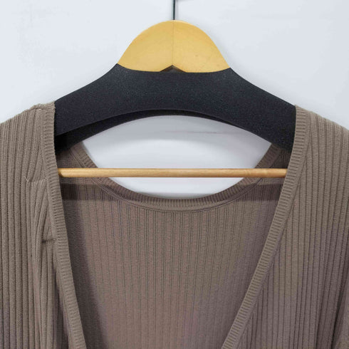 マウジー moussy M_ KNIT ドレス ニットマキシワンピース 070 BEG レディース FREE