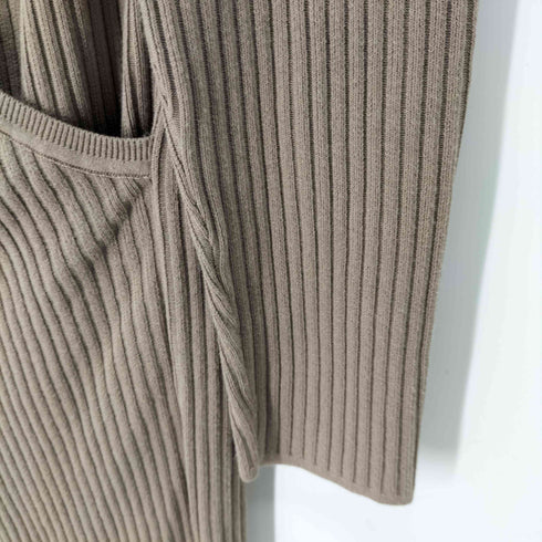 マウジー moussy M_ KNIT ドレス ニットマキシワンピース 070 BEG レディース FREE