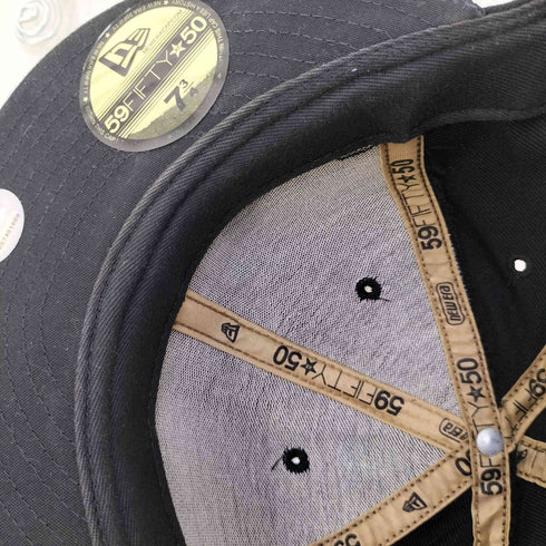 ニューエラ NEW ERA 59FIFTY AT50 WITHIN THIS CAP LIES A HISTORY NY刺繍 ベースボール キャップ メンズ 7 3/4