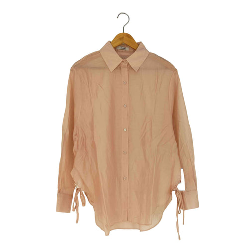 coto.meki 裾レース シアーシャツブラウス レディース