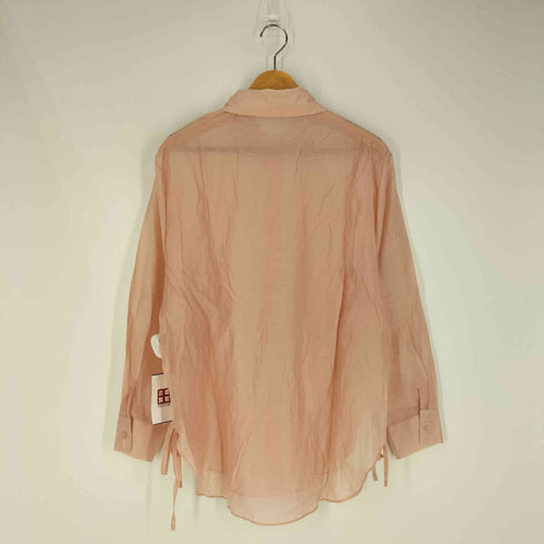 coto.meki 裾レース シアーシャツブラウス レディース