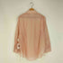coto.meki 裾レース シアーシャツブラウス レディース