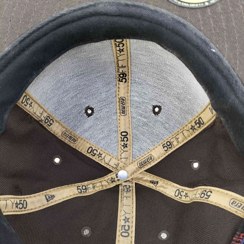 ニューエラ NEW ERA 59FIFTY AT50 WITHIN THIS CAP LIES A HISTORY NY刺繍 ベースボール キャップ メンズ 7 3/4