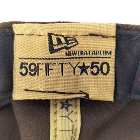 ニューエラ NEW ERA 59FIFTY AT50 WITHIN THIS CAP LIES A HISTORY NY刺繍 ベースボール キャップ メンズ 7 3/4