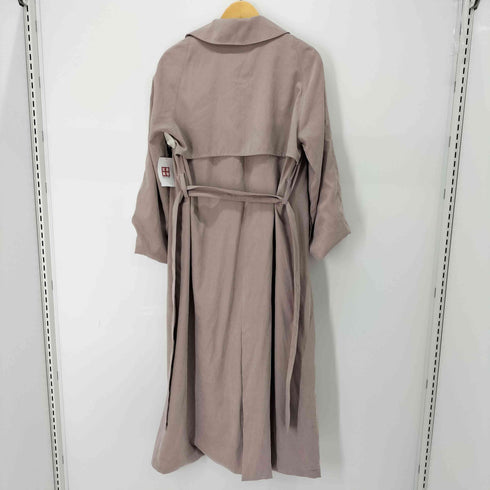 ルームサンマルロクコンテンポラリー room306 CONTEMPORARY LONG TRENCH COAT ロングトレンチコート PINK BEI レディース FREE