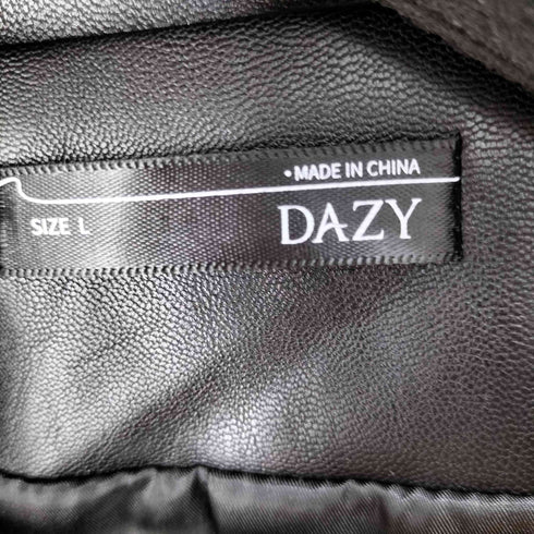 デイジー DAZY PUレザー2Bテーラードジャケット レディース JPN:L