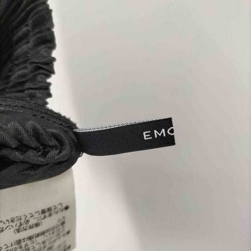 エモダ EMODA PLEATS FIT FLARE PT プリーツフレアワイドパンツ レディース FREE