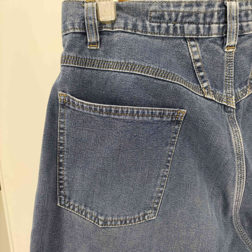 マリテフランソワジルボー MARITHE FRANCOIS GIRBAUD 90-00S 日本製 ANTIQUE ステッチデザイン ボタンフライ ストレート デニムパンツ メンズ S