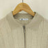 ザラ ZARA TEXTURED ZIP POLO SHIRT ハーフジップ ローゲージ ニット ポロ メンズ import:S