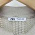 ザラ ZARA TEXTURED ZIP POLO SHIRT ハーフジップ ローゲージ ニット ポロ メンズ import:S