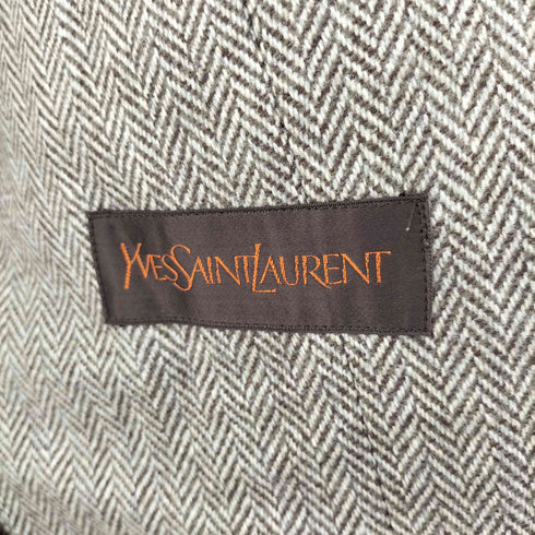 イヴサンローラン Yves Saint Laurent 70-80S ヘリンボーン 2B テーラードジャケット メンズ 175-97-87