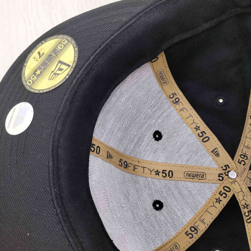 ニューエラ NEW ERA 59FIFTY AT50 WITHIN THIS CAP LIES A HISTORY ロゴ柄 NY刺繍 ベースボール キャップ メンズ 7 3/4