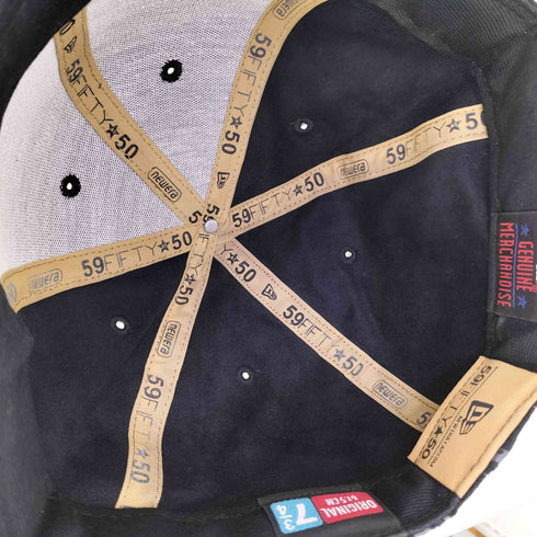 ニューエラ NEW ERA 59FIFTY AT50 WITHIN THIS CAP LIES A HISTORY ロゴ柄 NY刺繍 ベースボール キャップ メンズ 7 3/4