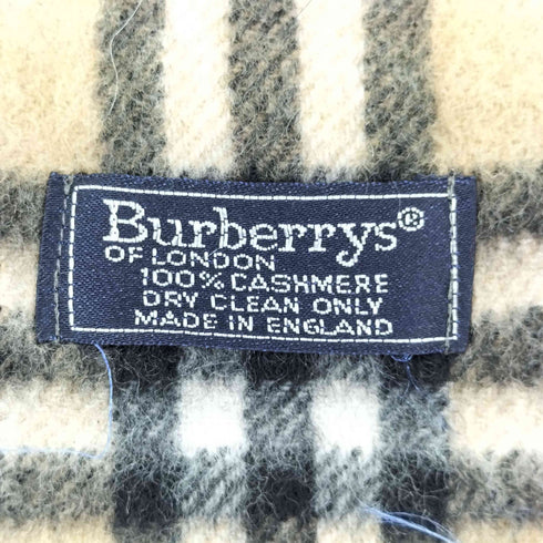 バーバリーズ BURBERRYS ノバチェック バーバリーチェック カシミヤマフラー レディース