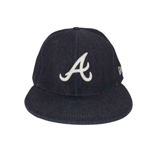 ニューエラ NEW ERA 59FIFTY AT50 WITHIN THIS CAP LIES A HISTORY ロゴ刺繍 デニム ベースボール キャップ メンズ 7 3/4