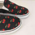 バンズ VANS CLASSIC SLIP-PN クラシックスリッポン (CHERRIES) BLACK レディース JPN:22