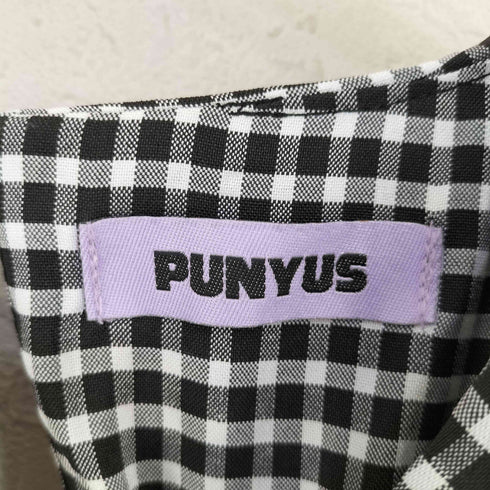 プニュズ PUNYUS ビッグカラーギンガムチェックワンピース レディース JPN:2