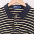 ポロバイラルフローレン Polo by RALPH LAUREN ポニー刺繍 ボーダー ニットポロシャツ メンズ import:XL