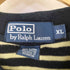 ポロバイラルフローレン Polo by RALPH LAUREN ポニー刺繍 ボーダー ニットポロシャツ メンズ import:XL