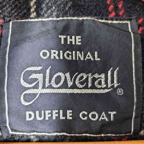 グローバーオール Gloverall イングランド製 裏地チェック ダッフルコート メンズ