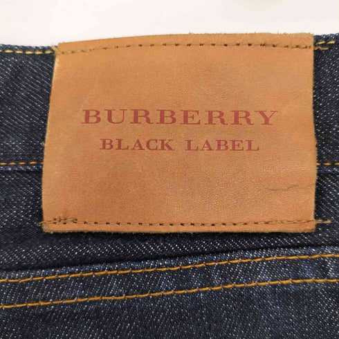 バーバリーブラックレーベル BURBERRY BLACK LABEL 赤耳 セルビッジデニム ボタンフライデニム メンズ 82