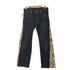 リーバイス Levis 502 リメイクフレアデニムパンツ インディゴ 異素材 再構築 ドッキング メンズ W31L33