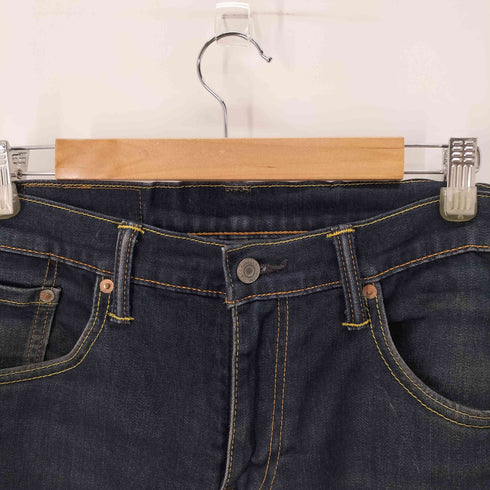 リーバイス Levis 502 リメイクフレアデニムパンツ インディゴ 異素材 再構築 ドッキング メンズ W31L33