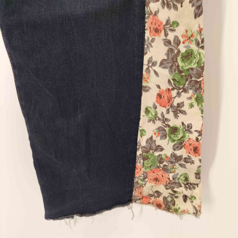 リーバイス Levis 502 リメイクフレアデニムパンツ インディゴ 異素材 再構築 ドッキング メンズ W31L33