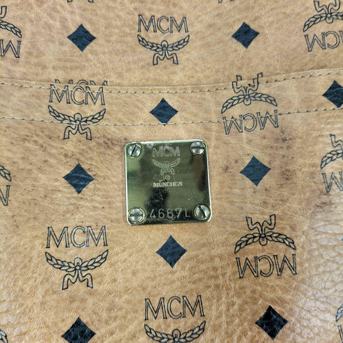 エムシーエム MCM ヴィセトス モノグラム レザー トートバッグ レディース