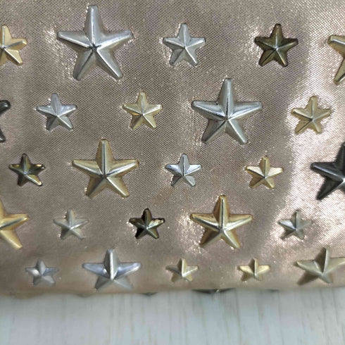 ジミーチュウ JIMMY CHOO イタリア製 スター 星 スタッズ 長財布 ウォレット レディース