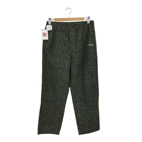 フリークスストア FREAKS STORE レオパード柄 コットンポリ 1タックイージーパンツ メンズ JPN:M