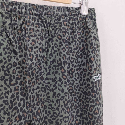 フリークスストア FREAKS STORE レオパード柄 コットンポリ 1タックイージーパンツ メンズ JPN:M