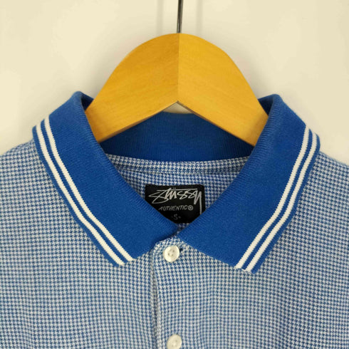 ステューシー Stussy 千鳥格子 ポケット付き ポロシャツ メンズ import:S
