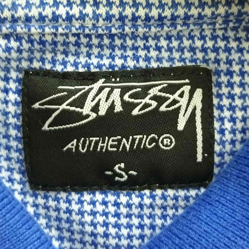 ステューシー Stussy 千鳥格子 ポケット付き ポロシャツ メンズ import:S