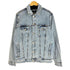 ザラ ZARA デニムトラッカージャケット ウォッシュド加工 ダメージ メンズ import:L